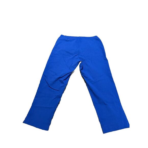 Ciara Sun Woo Blue Pull On Stretch Skinny Cropped Pants Women's Size L Large - Picture 4 of 6